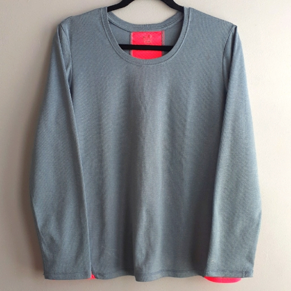 C9 Dryfit LS Top | Large | florescent & gray